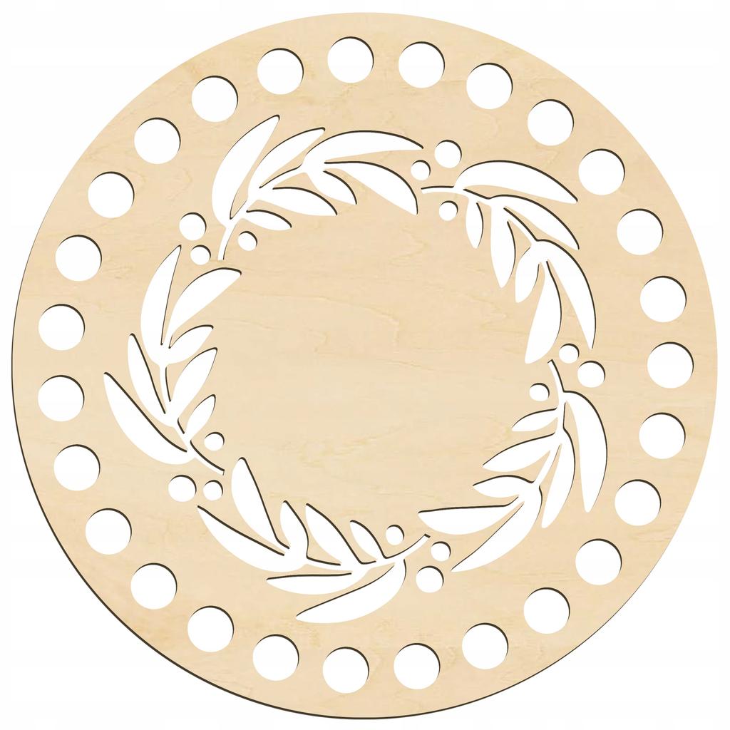 Plywood Bottom for Basket, 15cm Round. Round Bottom for Crochet Bag, ECO.