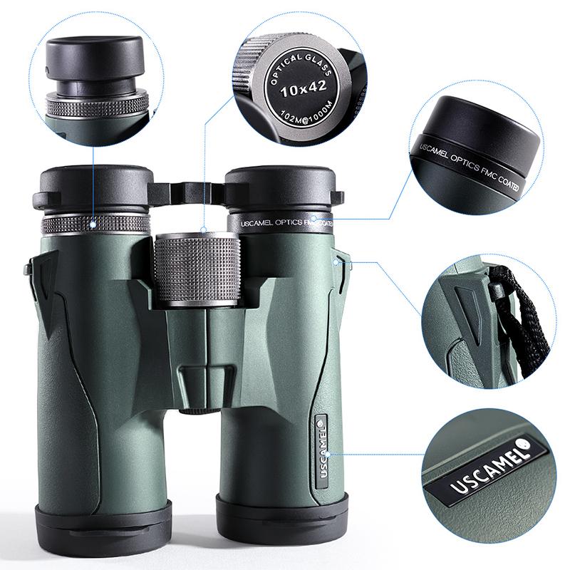 Buy USCAMEL 10x42 8x42 HD BAK4 Binoculars Military High Power