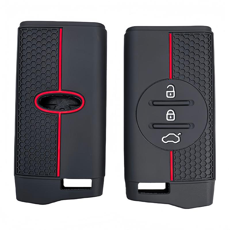 Soft Silicone Key Fob Case For Chery Tiggo 5x Sport Exeed Tiggo 8 Pro 3x 5x 7 Pro Holder Key Case Cover Accessories