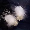 Children's butterfly feather fairy hairpin girl performance Hanfu side clip princess hairpin little girl headdress