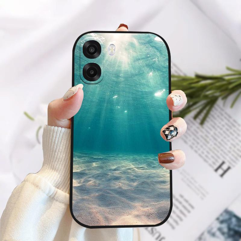 Pentru Carcasă OPPO A6x 4G 5G Luxoasă Rezistentă la Șocuri Silicon Moale Protecție Telefon Pentru OPPO A6 X Carcasă Anti-Cădere CPH2819 CPH2783
