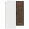 Porto Corner Wall Cabinet Brown Oak Effect 57 x 57 x 80 cm