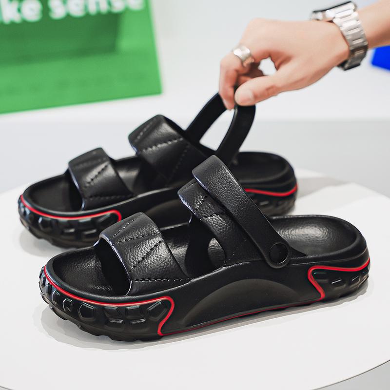 Pánské a dámské sandály nové velké EVA platformové pantofle pánské plážové boty Lehké módní ležérní punkové sandály pánské boty nazouváky