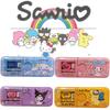 Creative Pencil Case Kit For Elementary Students Cartoon Iron Box With Complete Stationery Set