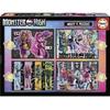 4 Progressive Puzzles - EDUCA - Multi 4 Monster High 50-80-100-150