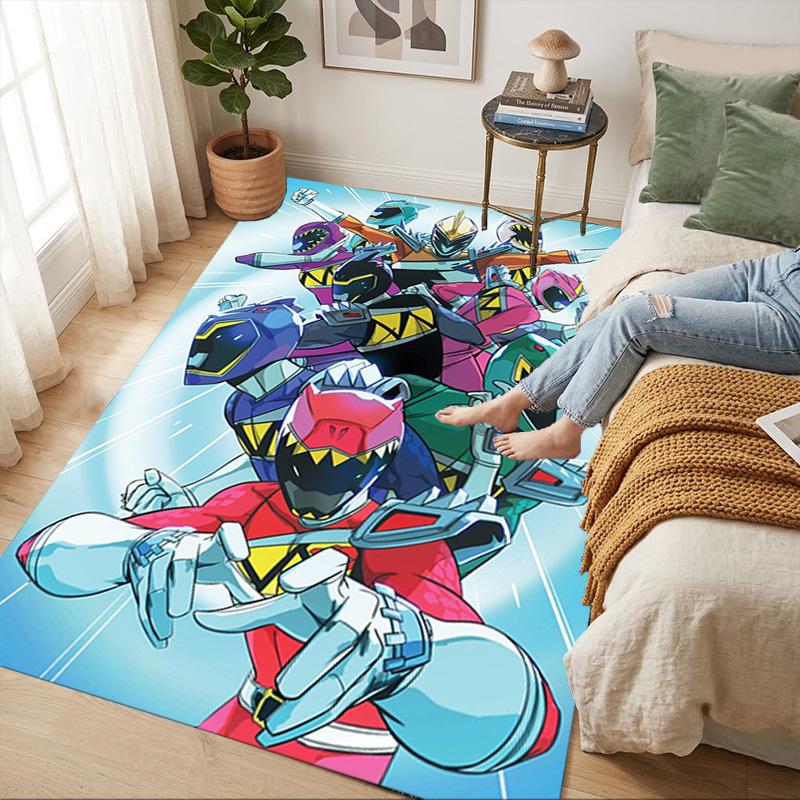 Power Rangers Living Room Nonslip Area Rug Soft Carpet For Bedroom Game Playroom Sofa Office Home Decor Doormat Christmas Gift C926396