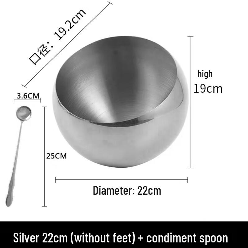 Yan Chu Ji 304 Stainless Steel Condiment Bowl Set