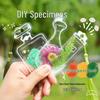 Handmade Resin Pressed Flower Bookmark DIY Kit: Transparent Specimen Stickers & Dried Flowers for Students