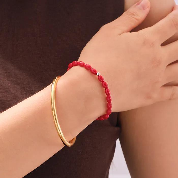 COTOIT_Red Berries Beads Bracelet