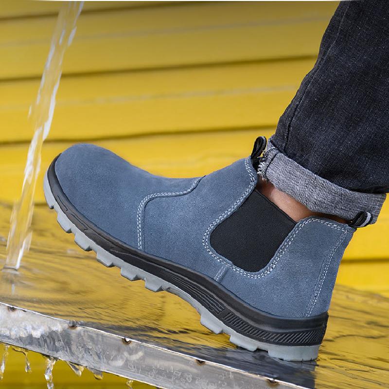 Неразрушимые кроссовки мужские рабочие туфли роскошные защитные туфли мужские — фото 5