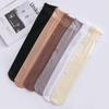 1-10Pairs Women‘s Sheer Knee High Stockings Translucent Socks for Spring and Summer Invisible Office Daily Wear