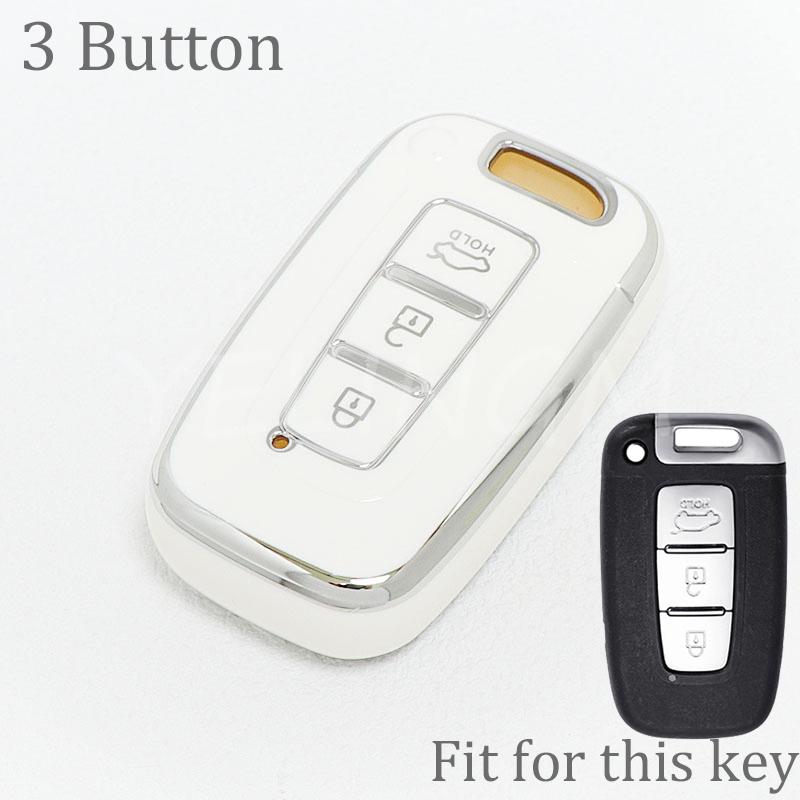 Car Remote Key Case Cover For Hyundai Solaris Hb20 Veloster Sr Ix35 Accent Elantra I30 For Kia Rio Forte K2 K3 K5 Sportage Tpu
