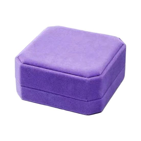 Yousheng 3-in-1 Jewelry Box, Octagonal Design, Soft Flannel Shockproof Organizer, for Necklaces Rings Earrings Wedding