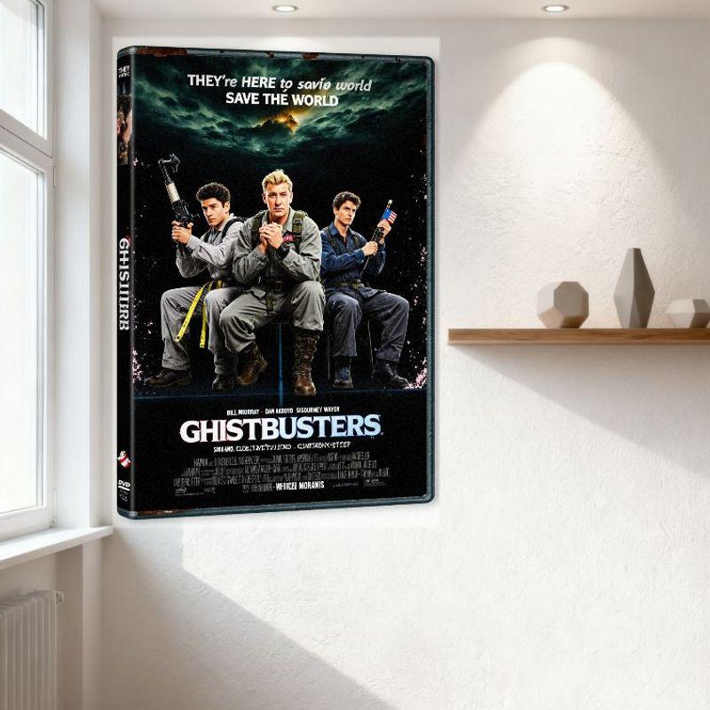 Ghostbusters Movie Metal Tin Sign Vintage Comedy Action Film Poster for Home Bar Man Cave Decor