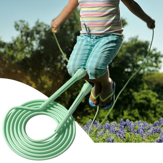Skipping Rope Length Adjustable Ergonomic Handle Lightweight Tangle-free Comfortable Grip Weight Loss Indoor