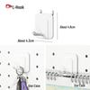 Pegboard Wall Organizer with Hooks - No-Drill Storage Rack for Entryway or Study Room.