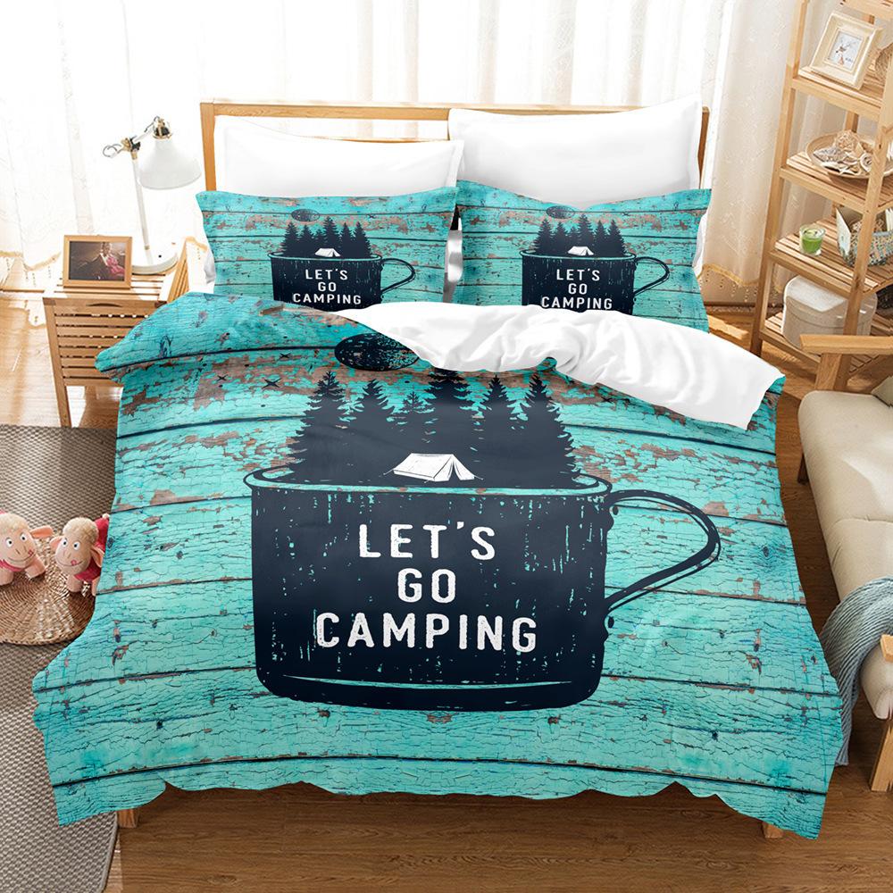 

3D Printed Cartoon Car Three-Piece Bedding 70 * 133