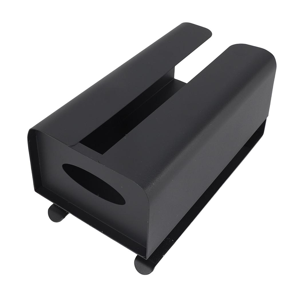Wandmontierte Taschentuchbox Kohlenstoffstahl Taschentuchspender Einfache Installation Platzsparend Toilettenpapier