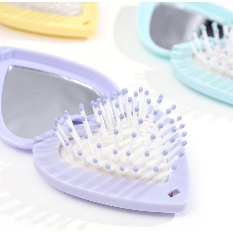 Purple Hair Comb for Women and Men, Daily Hair Styling and Grooming Tool for Home and Travel