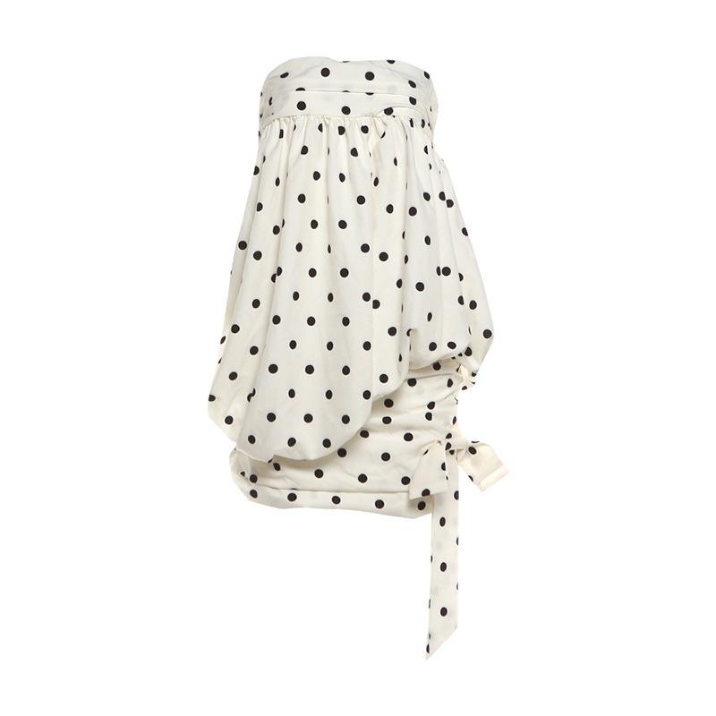 2026 European and American summer new polka dot tube top, fashion and thin design dress S