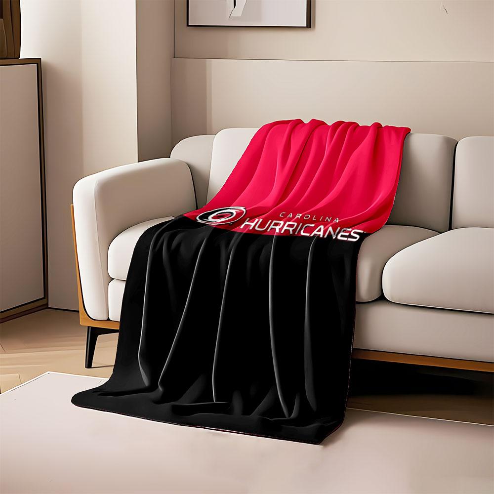 Carolina Hurricanes Logo Blanket print blanket soft and cozy perfect for the living room bed sofa or a nap,gift