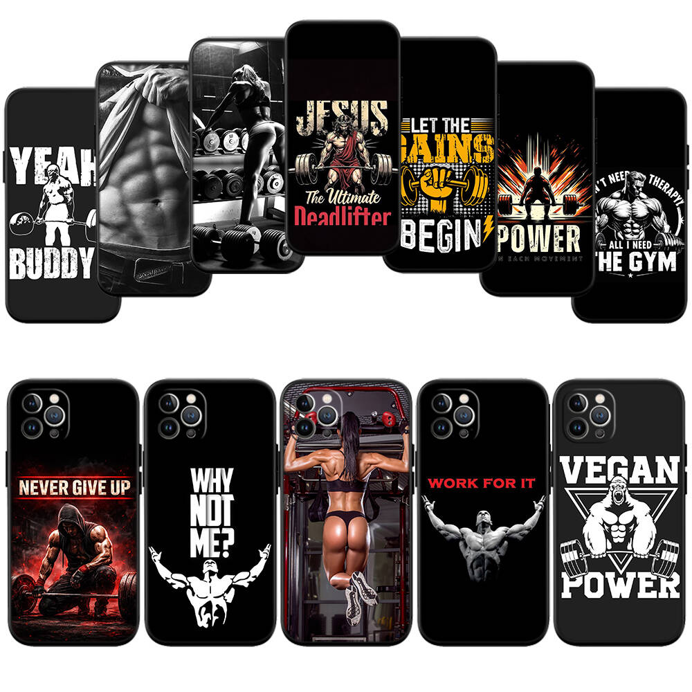 Bodybuilding Gym Fitness New Phone Case for Redmi Note 8 9 10 11 11S 10C 10X 10A 10T 9A 9C 9T 9S 8T Pro Max Plus Prime