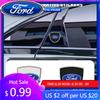 New 2026 Car Sticker 1/2pcs 3D Metal Car Styling Shield Emblem Badge Stickers For Ford Ranger S-Max Focus Galaxy Mondeo Transit