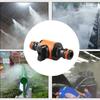 Agriculture Garden Hose Watering Irrigation Fitting Pipe Tubing Quick Connector Adapter with Shut-Off Valves Switch 2pcs