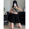 IHUASU Pantalones y Pantalones Cortos Casuales de Moda para Mujer Estampado de Color Sólido Elegantes