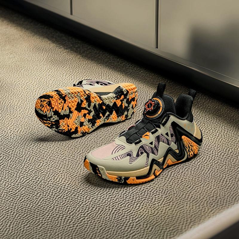 Anta Kids Reverse Scale 3.0 Trendy Comfortable Professional Sports Shoes Non-Slip Wear-Resistant Breathable Low-Top Kids Basketball Shoes A12511108