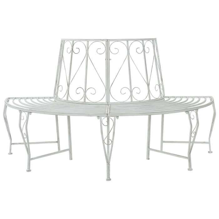 Maison Exclusive - Banc d'Arbre 4-Nombre de places 160 x 80 x 89 cm Acier