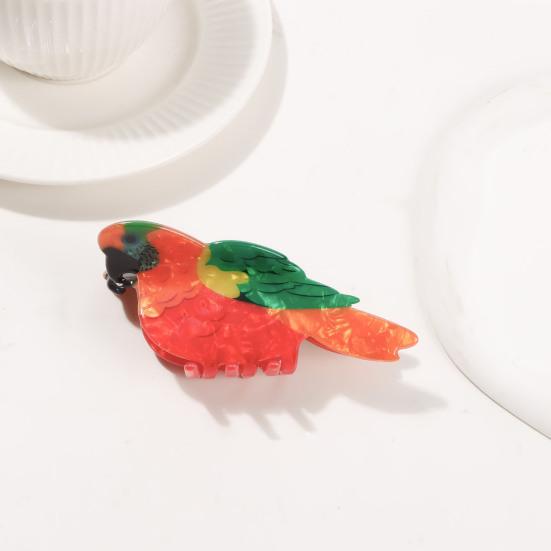 Colorful Bird Hair Claw Clip Strong Hold Non Slip Parrot Sparrow Hummingbird Shape Hair Clamp Hair Accessories for Women Girls
