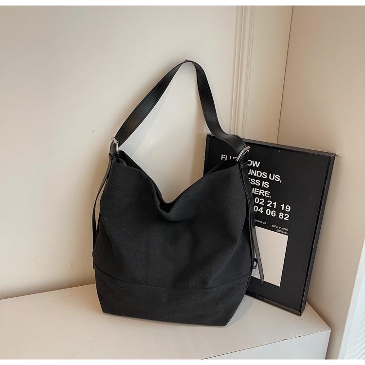2026 New Women s Retro Canvas Crossbody Tote - Large Capacity, Versatile & Casual 44cm*39cm*14cm