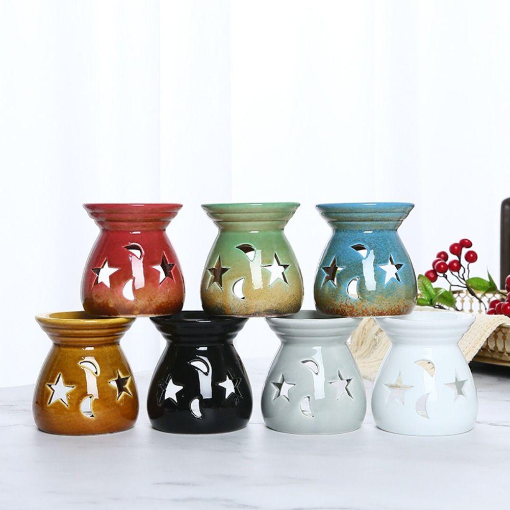 Colorful Candle Essential Oil Burner Durable Aroma Candle Holder  Essential Oil Furnace