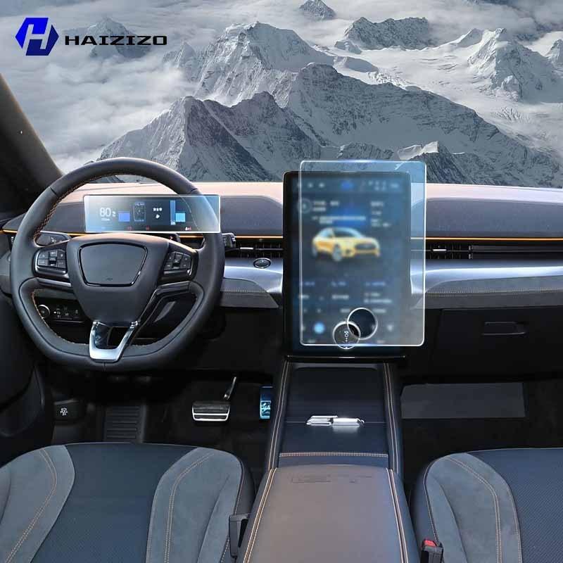 For Ford Mustang Mach-E -2025 LCD Screen Anti fingerprint Matte TPU film Car navigation screen protector film Accessories