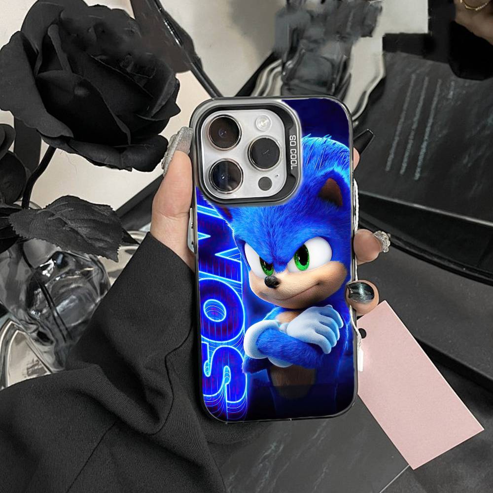 J-Shadow the Hedgehog Phone Case For iPhone17, 16,15,14,13,12 Pro Max Black Candy Matte Shockproof Cover