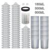 50ks/Sada Stříkací pistole Míchací kelímek na barvu H/O Rychlý kelímek Nádržka stříkací pistole 160ML/300ML/600ML Jednorázový kelímek na barvu