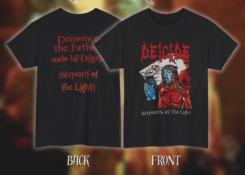 Official Deicide  Serpents of the Light  Heavy Cotton Unisex Band Tee S