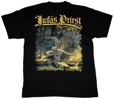 Černé unisexové tričko Judas Priest Sad Wings Of Destiny z roku 1976