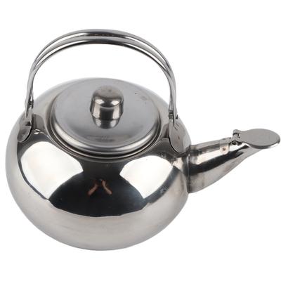 Bollitore da tè in acciaio inox, squisita teiera, caffettiera con colino da tè per casa, ristorante, 14 cm
