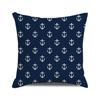 Watercolor sailing-themed sailboat Digital printing short plush pillow covers for car sofa office cushion cover home goods