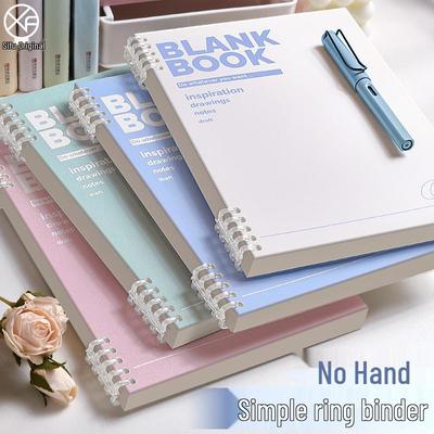 Vysoce hodnotný B5 kroužkový diář: Silné, vyjímatelné stránky v minimalistickém stylu