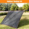7x7ft 60% Sunblock Shade Cloth, Shade Cloth with Grommets, Sun Netting for Patio, Outdoor Shading Net, Garden Shade Mesh Tarp, for Plant Cover,