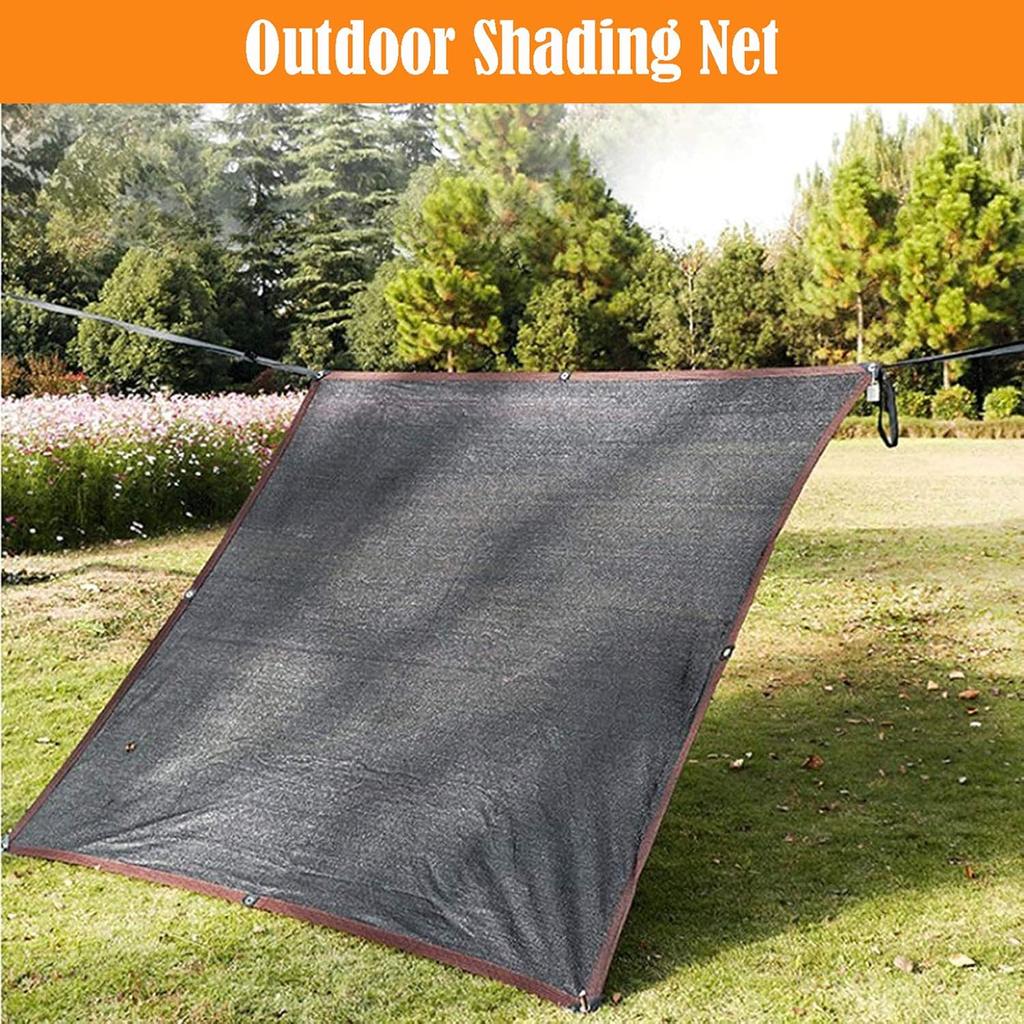 7x7ft 60% Sunblock Shade Cloth, Shade Cloth with Grommets, Sun Netting for Patio, Outdoor Shading Net, Garden Shade Mesh Tarp, for Plant Cover,