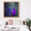 New 5D DIY Diamond Painting Embroidery Purple-Blue Peacock Full Round Diamond Cross Stitch Rhinestone Mosaic Painting