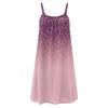 Women's Fashion Casual Loose Print Suspender Beach Sundress Loose Sleeveless Dress