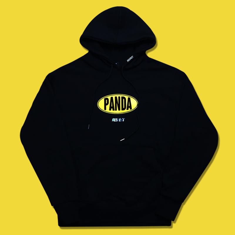 Respect Panda Logo Respect Hoodie L