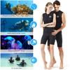 3mm Neoprene Wetsuit Top Vest Thermal Warm Sleeveless Vest for Diving Surfing Swimming Sailing