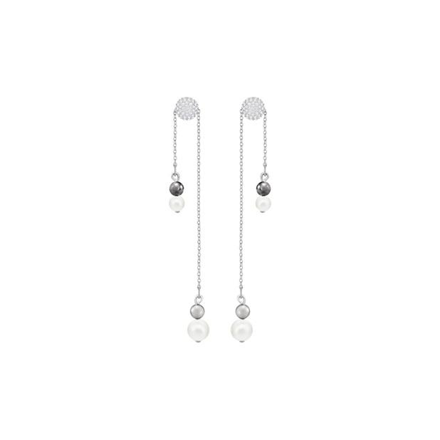 Swarovski Canopy Chain Pierced Earrings Women earrings Silver 5412408 Silver