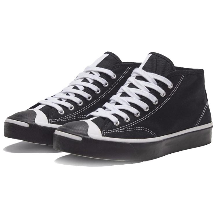 Converse Jack Purcell Mid 'White Black' 168993C